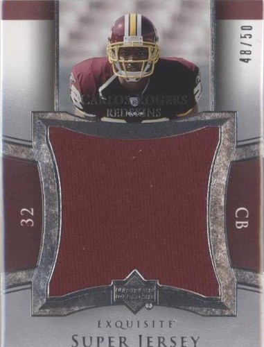 2005 Upper Deck Exquisite Collection Carlos Rogers #SJ-CA