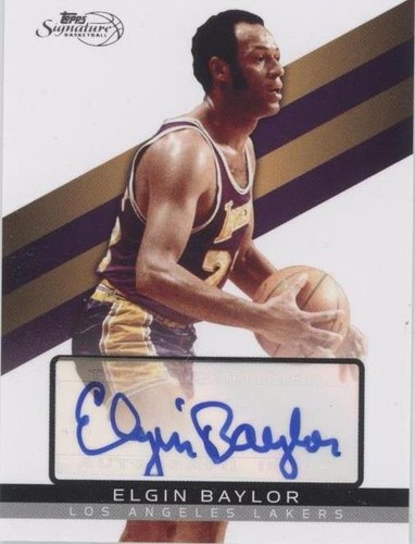 2008-09 Topps Signature - Elgin Baylor #TSA-EB