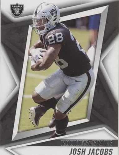 2024 Panini Select - Concourse Josh Jacobs #73 Red & Blue
