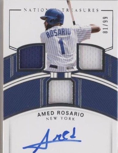 2018 Panini National Treasures - Amed Rosario #RTM-AR