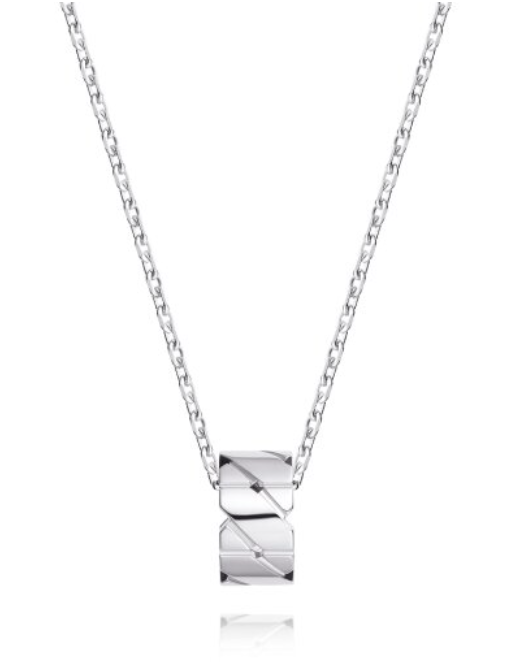 StoneHenge Crossing Silver Necklace SA24C68F Silver925 White