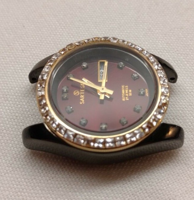 Sartego Womens SCBG62 classic analog burgundy FOR PARTS OR REPAIR