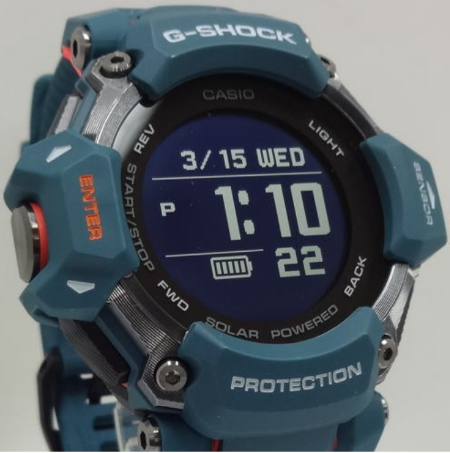 Pre-owned Casio G-shock Gbd-h2000-2jr Black G-squad Sport Men's Watch With Box Fast Ship