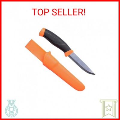Morakniv Companion Fixed Blade Outdoor Knife with Sandvik Stainless Steel Blade,