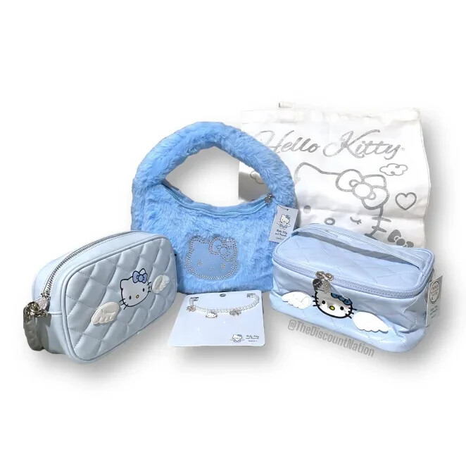 FOREVER 21 Hello Kitty Baby Blue plus size Angel Velour