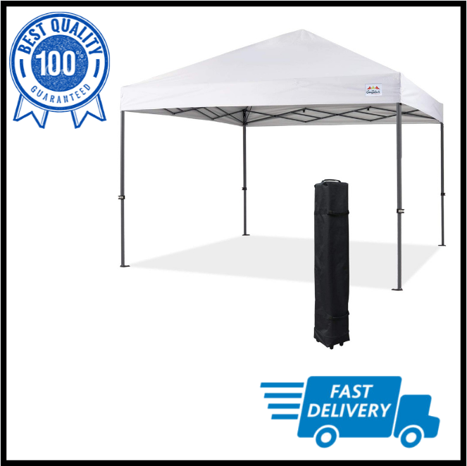 Tent 12x12ft Outdoor Fabric Polyester Portable(white)
