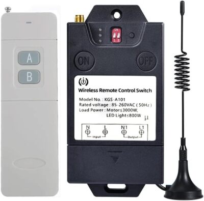 Long Distance Remote Control Wireless Switch Remote Switch Range 2000m Open Area