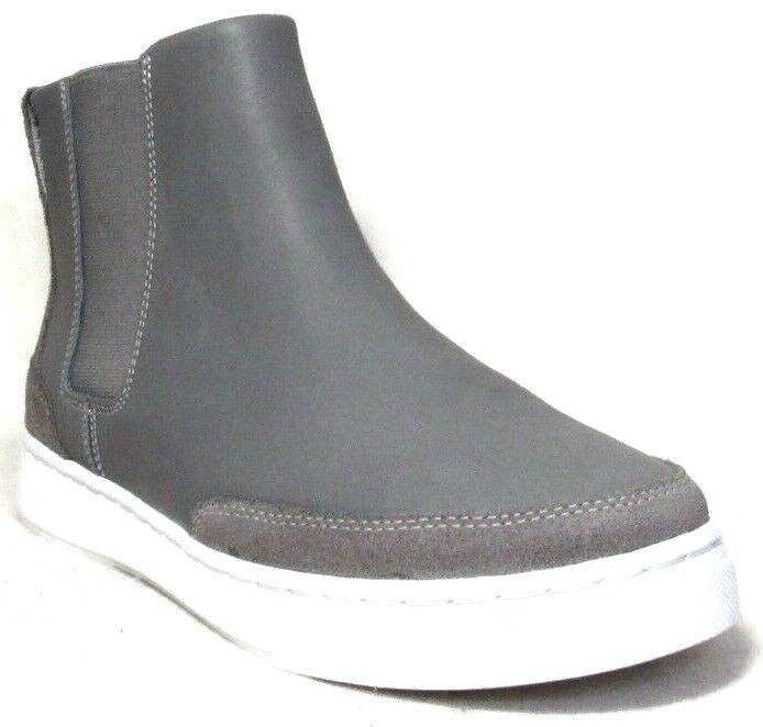 

Timberland Atlanta Mid - Женские серые ботинки на молнии из цельнозерновой кожи, A24VX, Серый, A24VX