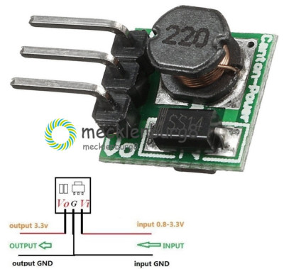 DC-DC 0.8-3.3V to 3.3V Boost Step up Power Module Voltage Converter Mini