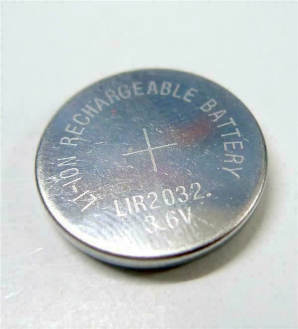 LIR2032 Battery 3.6V Coin Battery Rechargable