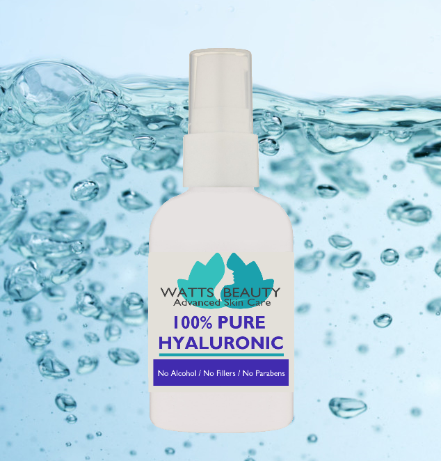 Watts Beauty 100% Pure Hyaluronic Acid Serum Fills Lines - No Drying Alcohol