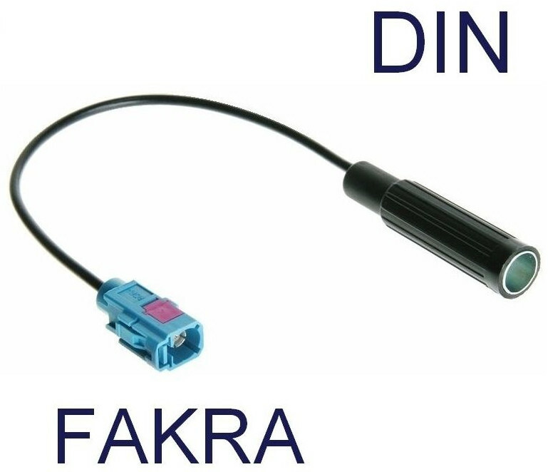 Antennenadapter Din Kupplung Auf Fakra Buchse Audi Vw Skoda Seat Opel Ford