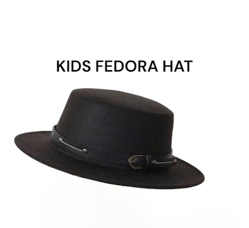 FEDORA PANAMA COWBOY INDIANA JONES UPTURN WIDE BRIM COTTON BLEND FELT HAT PLAIN