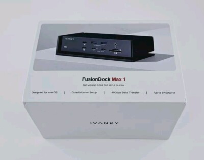 iVANKY VCD10 FusionDock Max 1 w/ Dual Thunderbolt 4 Chips For Apple Silicon Macs