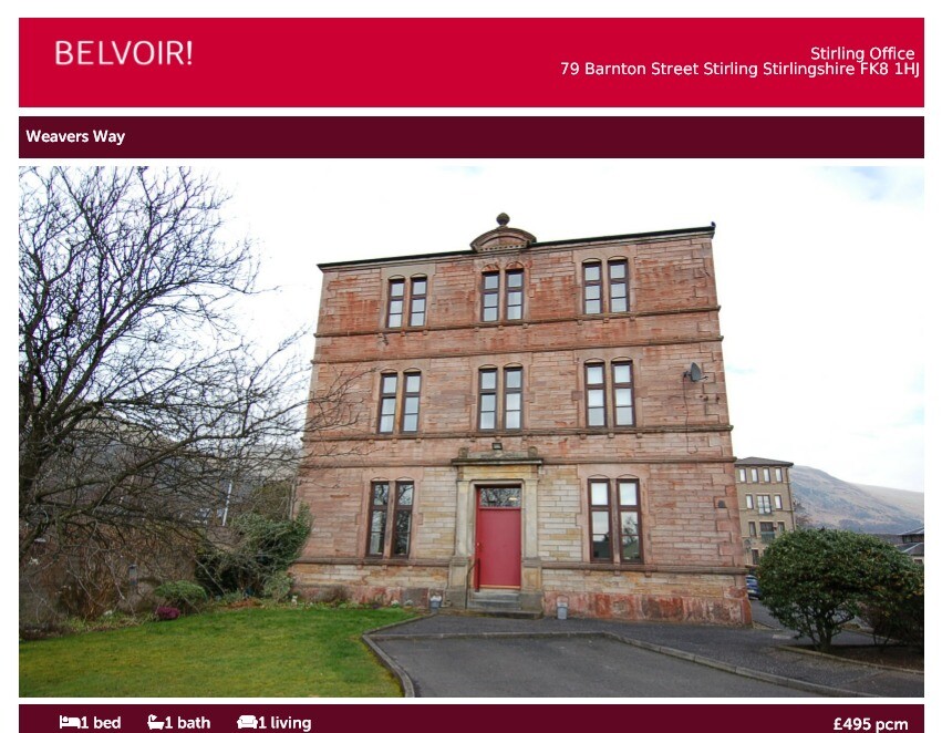 Tillicoultry 1 bed flat in Tillicoultry, Clackmannanshire Gumtree