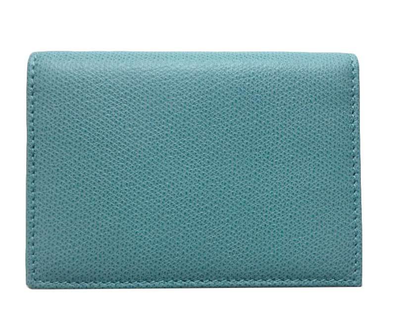Tiffany & Co. Blue Leather Bi Fold Card Case New in Box