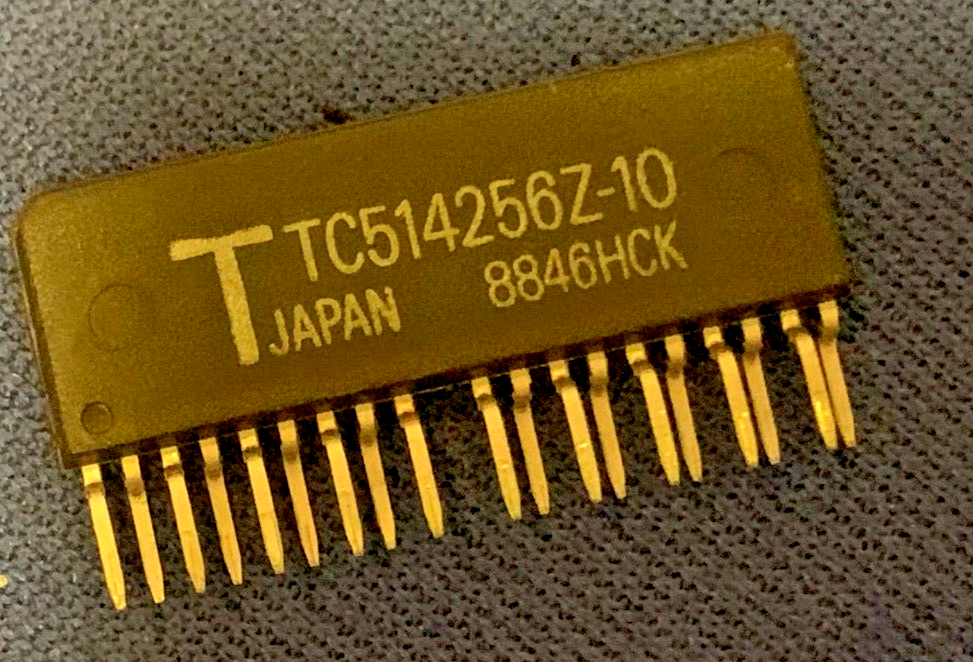 TC514256Z-10 TOSHIBA TC514256 262,144 Words X 4Bit DRAM ZIP