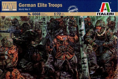 Italeri German elite troops World War II 1:72 6068