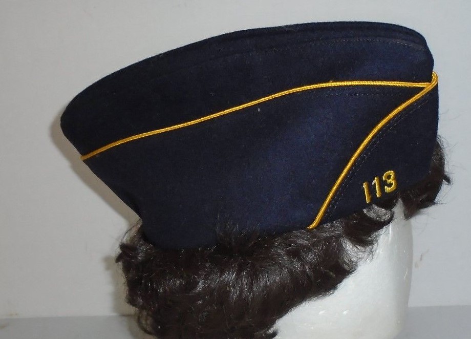 Vintage American Legion Hat Garrison Cap VIRGINIA 113, Size 7 1/2 -