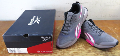 Reebok Lavante Trail Womens Outdoor Running Shoes Trainers Grey Pink sz 11