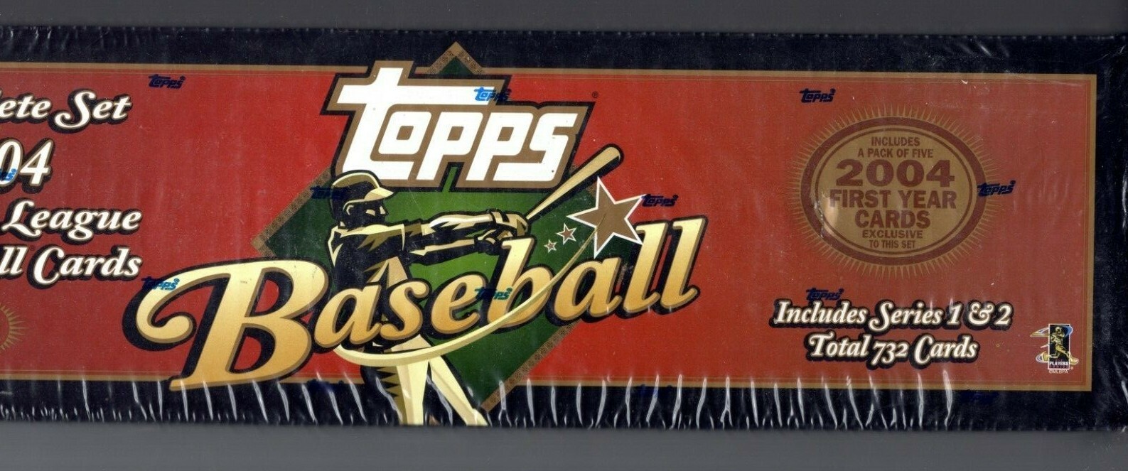 2004 TOPPS BASEBALL COMPLETE FACTORY SEALED HOBBY RED SET 1