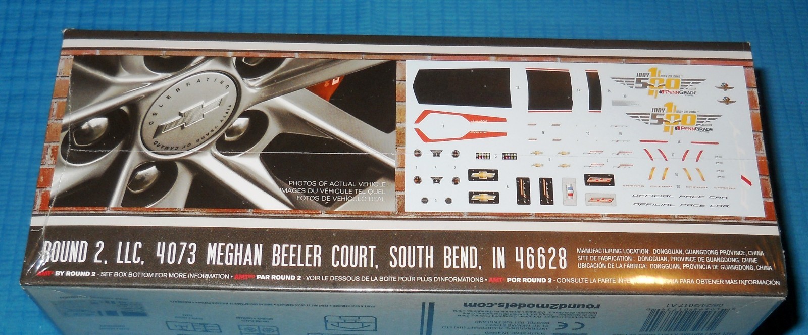 AMT 2017 Camaro-Indy 500 Special Edition-NEW 1/25 Kit-FS -Model Car Swap Meet