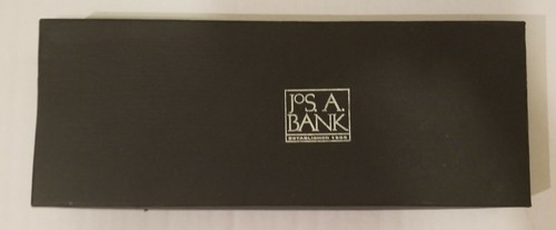 Jos A Bank silk Navy Cummerbund And Bow Tie Set New