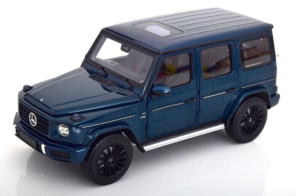 ミニチャンプス メルセデスAMG G63 1/18 1/18 Mercedes Benz G63 AMG (W463) Blue Diecast Model Car by