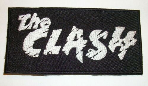 The Clash UK Punk Rock Embroidered Applique Patch~4" x 2"~Iron or Sew