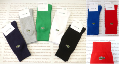 LACOSTE Smart Sock Mens 1pk Luxury Asst Black UK 7.5 11 Short Crew