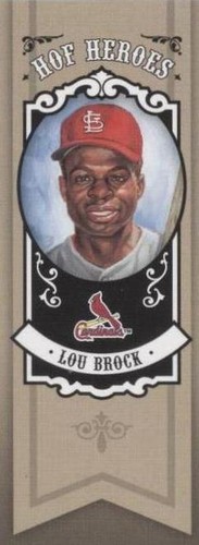 2005 Donruss Diamond Kings - Lou Brock #HH-74