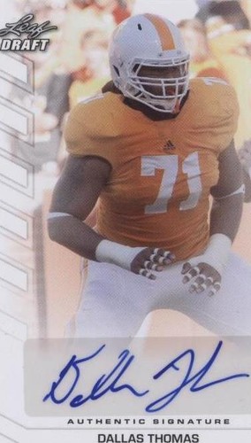 2013 Leaf Draft Dallas Thomas #BA-DT1