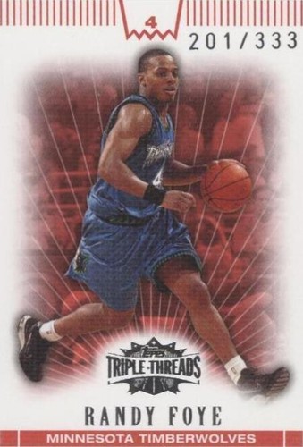 2007-08 Topps Triple Threads - Randy Foye #62