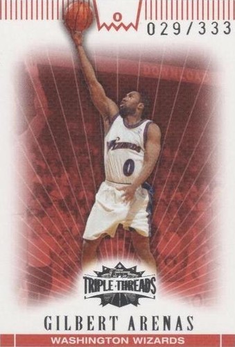2007-08 Topps Triple Threads - Gilbert Arenas #40