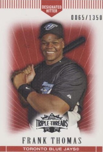 2007 Topps Triple Threads - Frank Thomas #28
