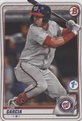 シングルカード Luis Garcia 1st Bowman Chrome Autographs 2018 1st Bowman Chrome Luis Garcia autograph card! Hot, Hot