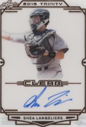 2019 Leaf Trinity - Shea Langeliers #CA-SL1