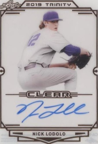 2019 Leaf Trinity - Nick Lodolo #CA-NL1