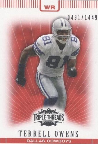 2007 Topps Triple Threads Terrell Owens #57