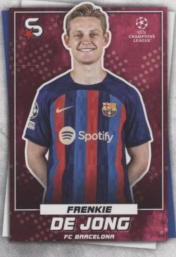2022-23 Topps UEFA Club Competitions Superstars Frenkie de Jong #52