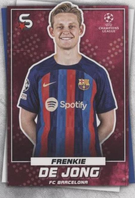 2022-23 Topps UEFA Club Competitions Superstars Frenkie de Jong #52