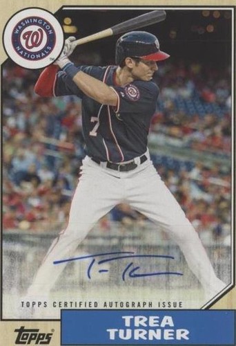 2017 Topps - Trea Turner #1987A-TT