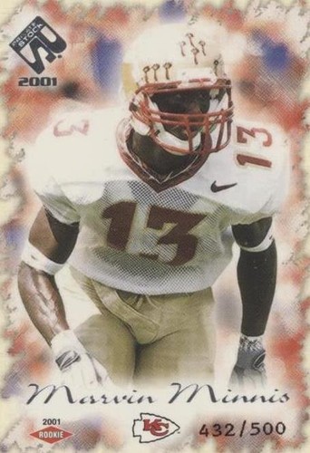 2001 Pacific Private Stock Marvin Minnis #134
