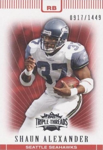 2007 Topps Triple Threads Shaun Alexander #28