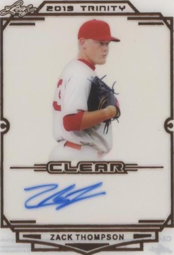 2019 Leaf Trinity - Zack Thompson #CA-ZT1