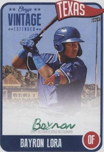 2020 Onyx Vintage Extended - Bayron Lora #EABL