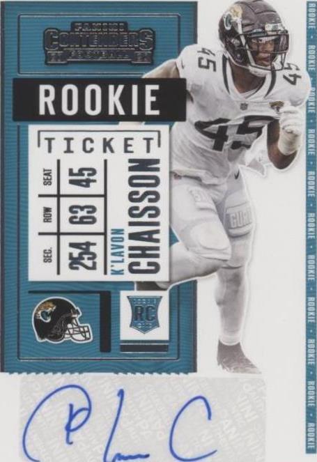 2020 Panini Contenders K'Lavon Chaisson #150