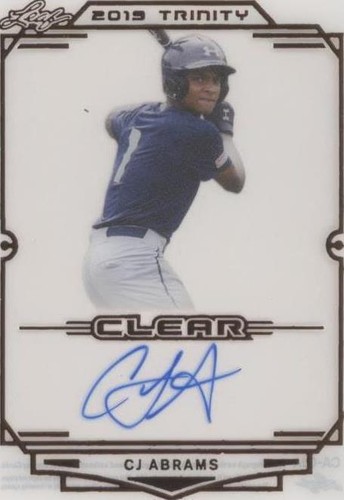 2019 Leaf Trinity - C.J. Abrams #CA-CJA