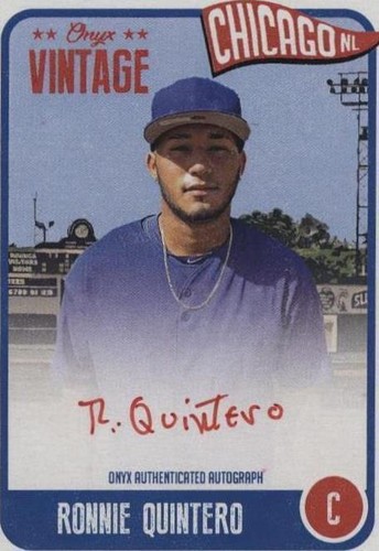 Ronnier Quintero Trading Cards