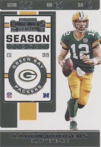 2019 Panini Contenders Aaron Rodgers #66